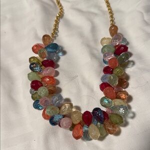 Elegant Multicolor Gemstone Necklace